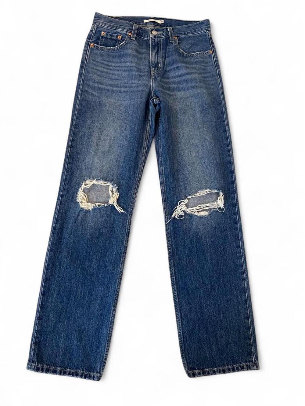 Levi's blue denim jeans low pro straight 30x30